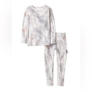 Little Bipsy x Babybreez Long Sleeve Snow Camo 2 Piece Kids Pajamas